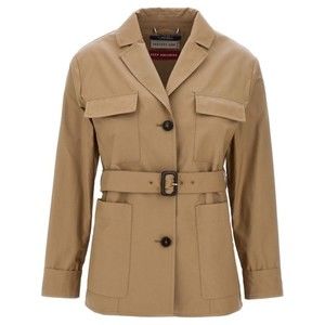 Max Mara Brown Parka With Tailored Silhouette - NWT